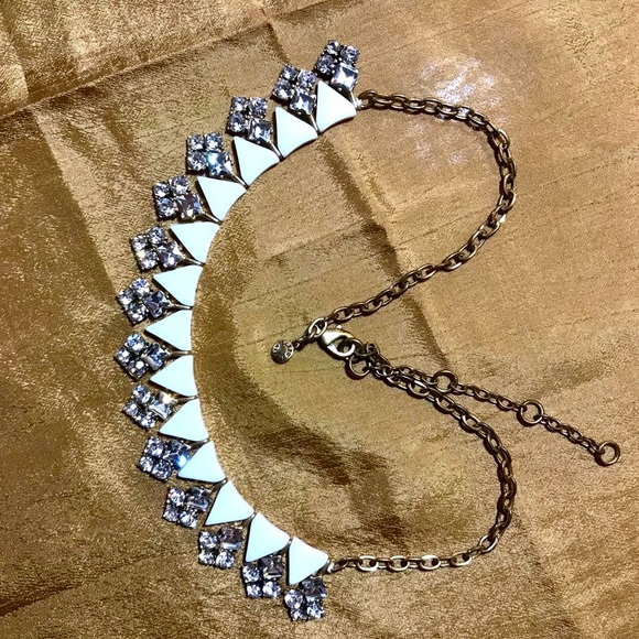 J. CREW RHINESTONE STATEMENT NECKLACE - Picture 4 of 6